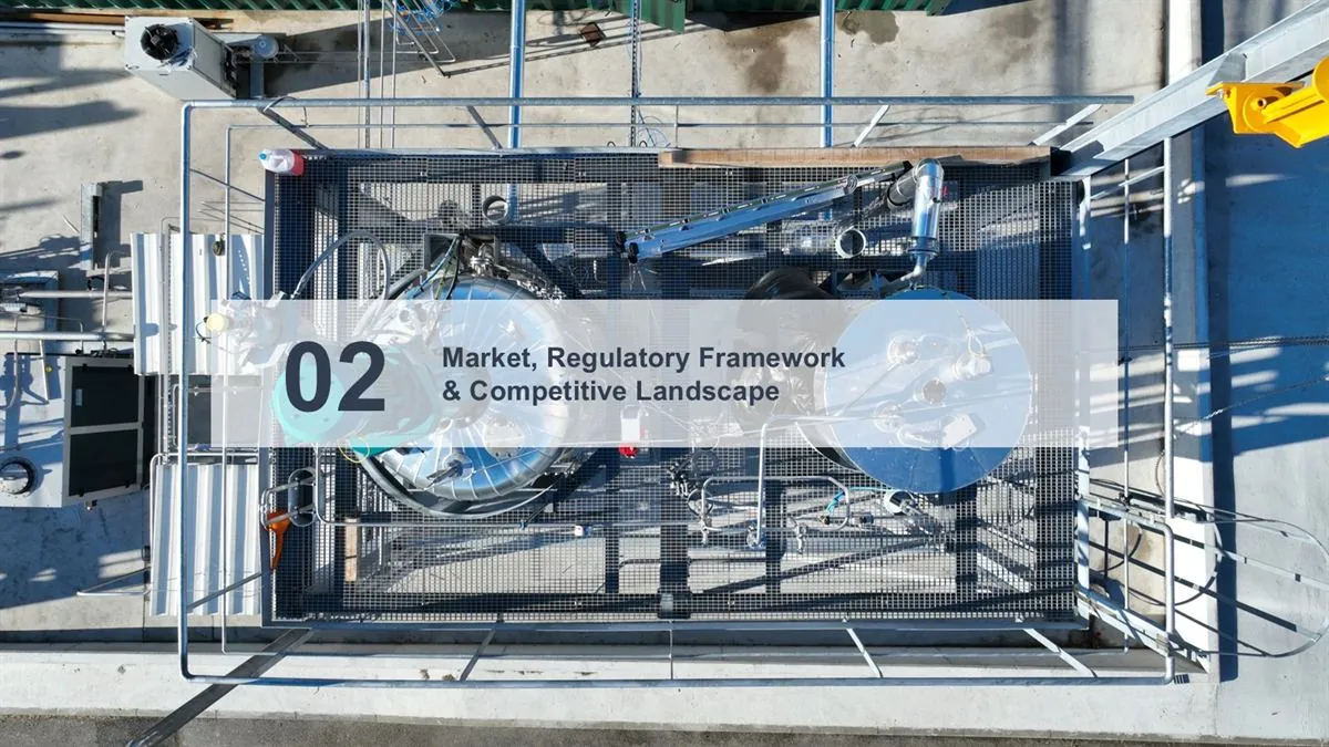 Market section divider of the Project Tammuz Information Memorandum